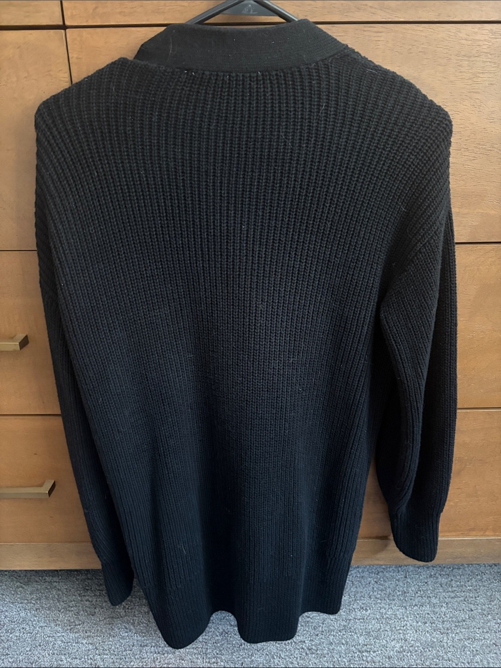 LOFT Women’s Open-Front Cardigans - Black & Cream Pair - Picture 5 of 5